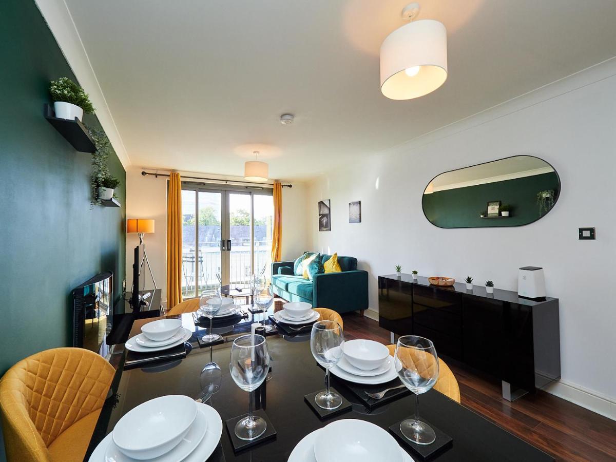 Emerald Suite - Two Story Duplex Apartment - Balcony - Contractors - Family - City Centre - Broadway Plaza - Five Ways - Sleeps 6 Birmingham Kültér fotó